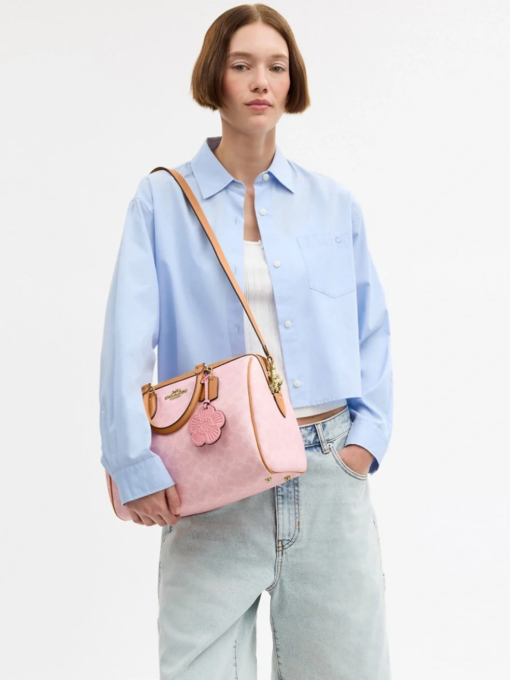 Coach signature coated